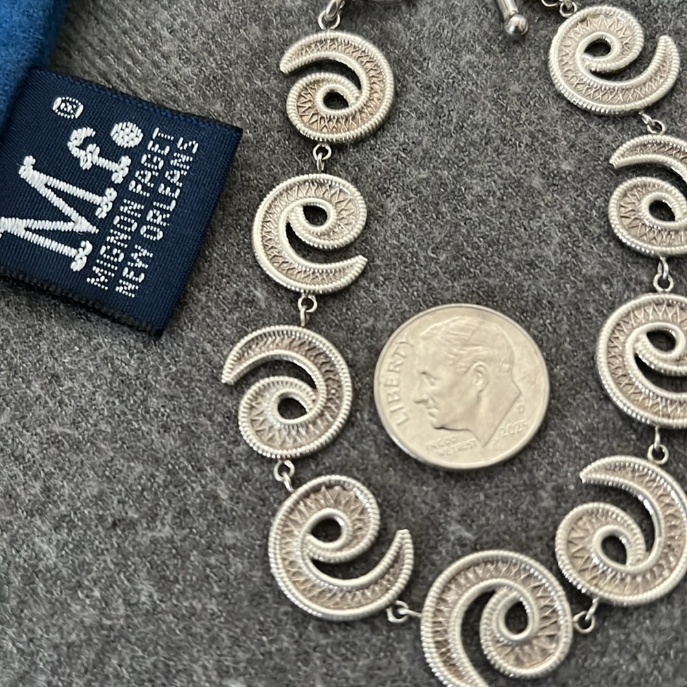 Mignon Faget Sterling Bracelet & Earrings Set - Picture 7 of 12